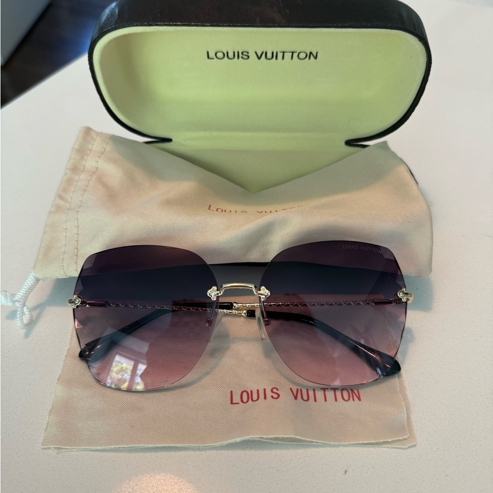 Louis Vuitton Purple Gradient Lens Sunglasses